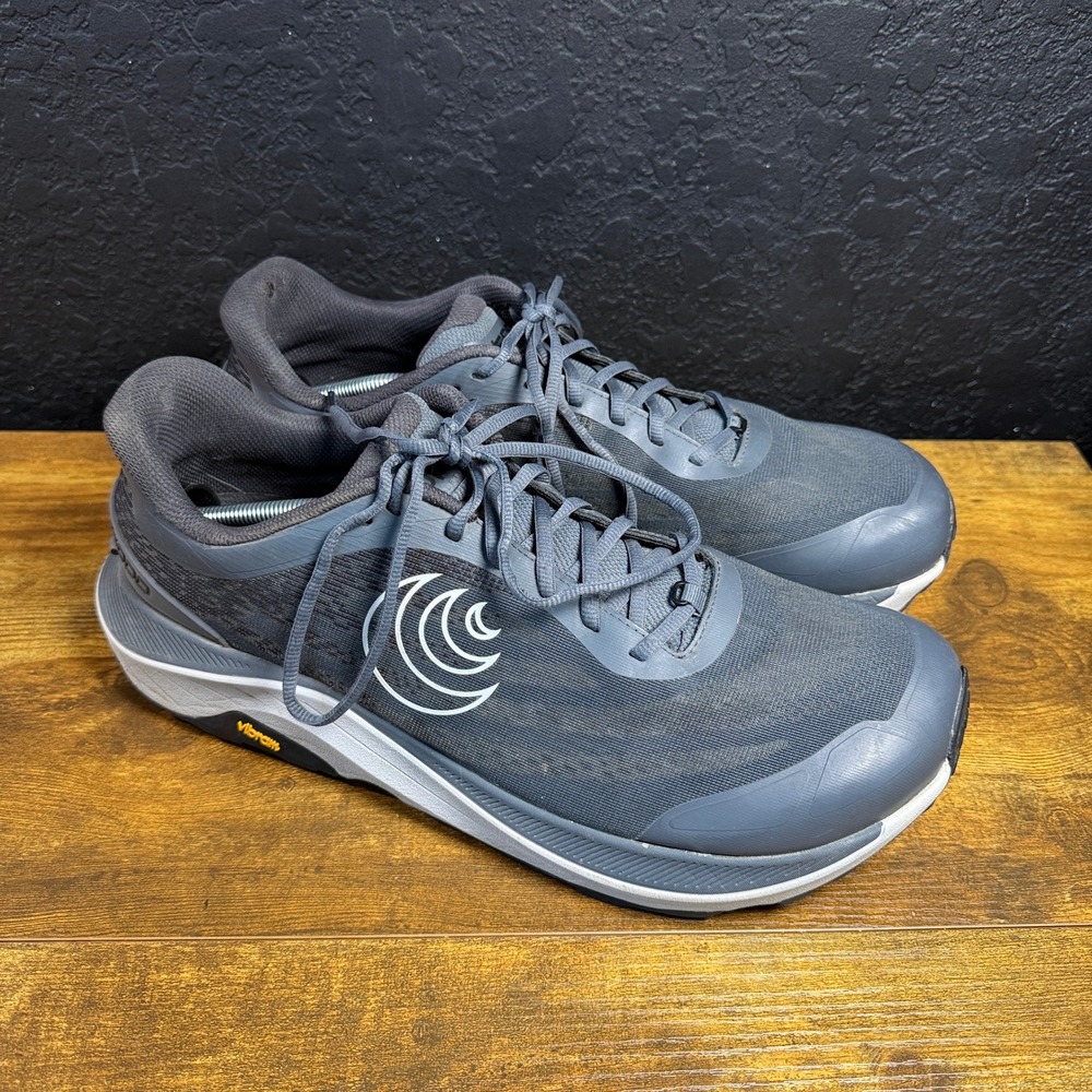 Topo Athletic Ultraventure 2 Grey Mesh Trail Running Shoes Mens 11.5